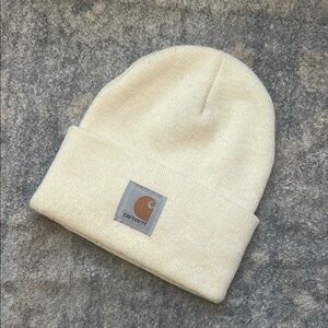 Carhartt Cream Beanie never worn!